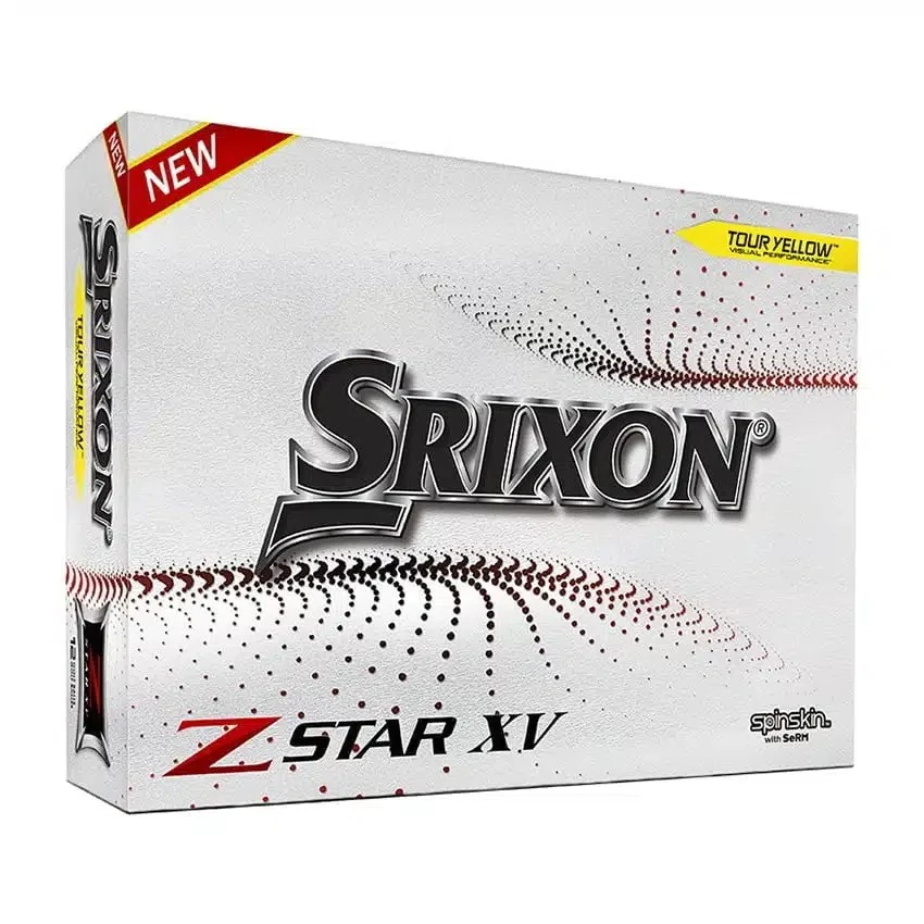 Srixon Z-Star XV Yellow Golf Balls 3 Srixon Z-Star XV Yellow Golf Balls
