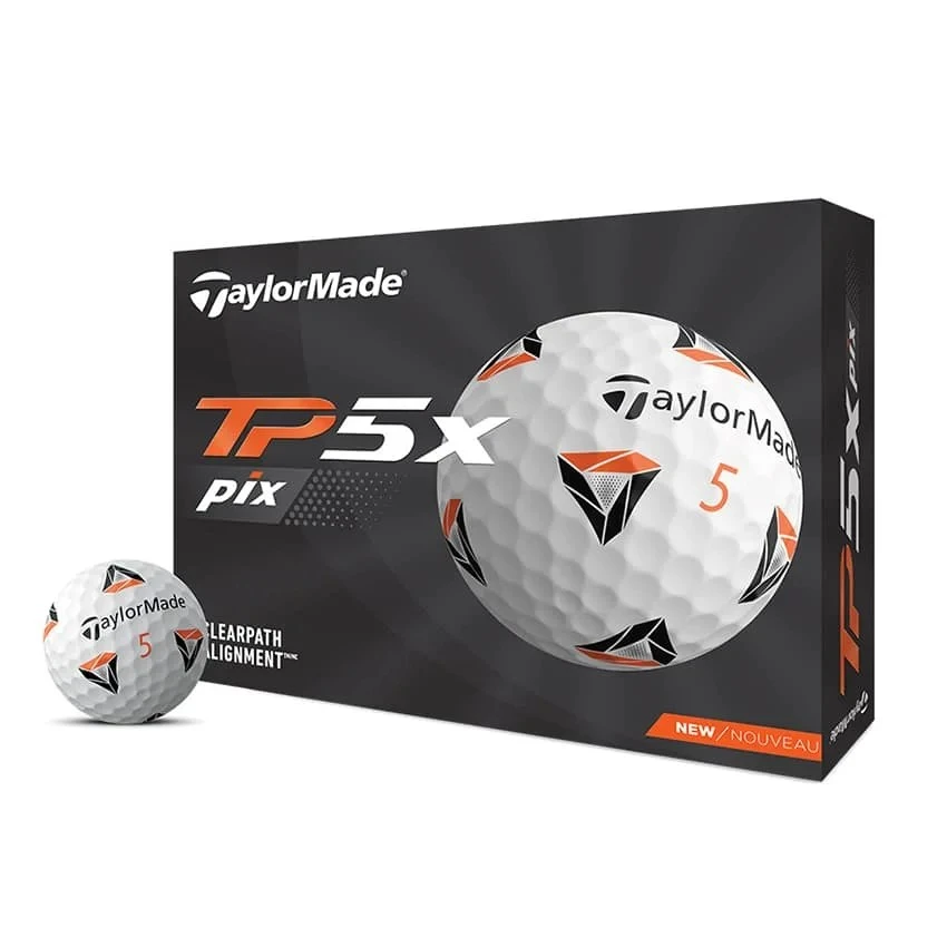 TaylorMade TP5x Pix Golf Ball 3 TaylorMade TP5x Pix Golf Ball