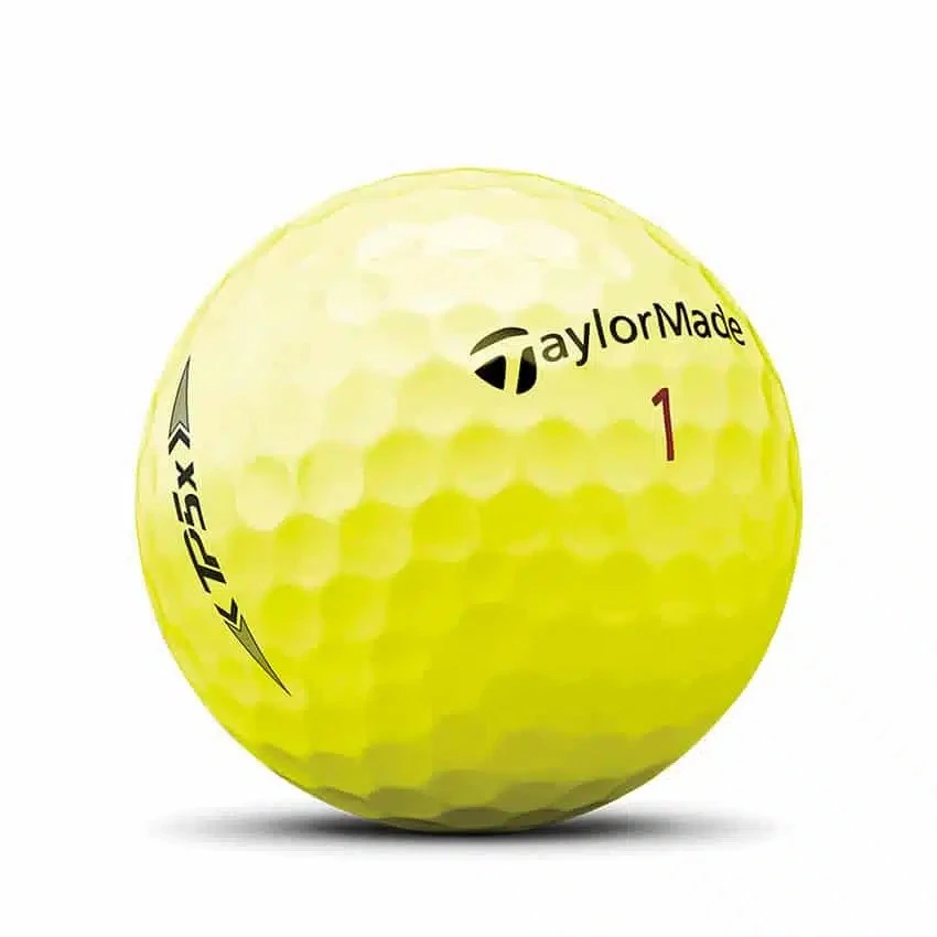 TaylorMade TP5x Yellow Golf Ball 4 TaylorMade TP5x Yellow Golf Ball - Image 2