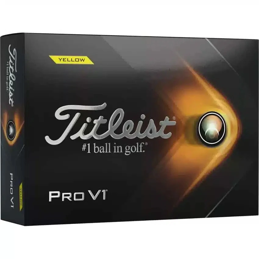 Titleist Pro V1 Yellow Golf Balls 3 Titleist Pro V1 Yellow Golf Balls
