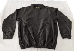 Forrester Snap Neck Windshirt Pullover -Golf Pro Shop m12029 black 94664.1612882991.1280.1280